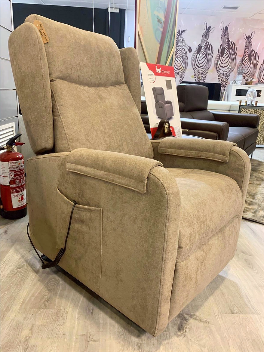 Butaca expuesta en la tienda Dama Divano