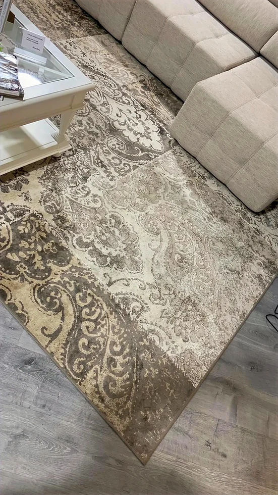 Alfombra en el showroom de Dama Divano